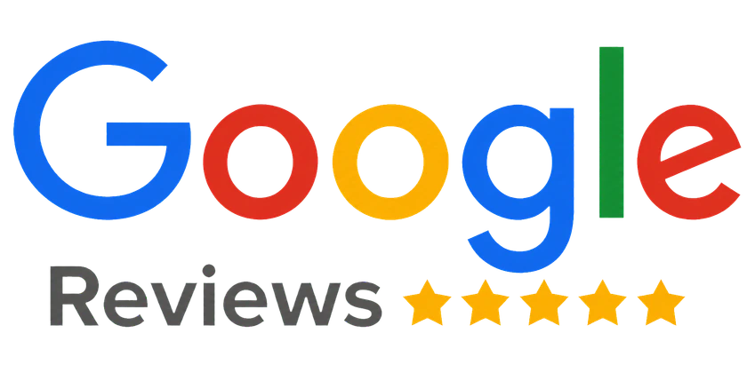 Five-star Google Reviews rating
